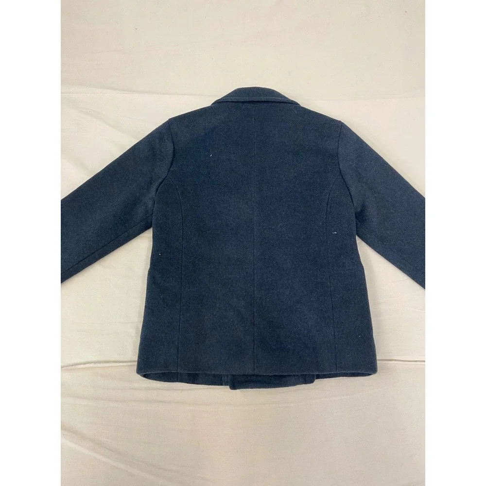 Cat & Jack Girls' Navy Blue Double-Breasted Peacoat Size S New with Tags